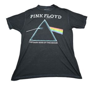Pink Floyd Shirt Mens M Black Short Sleeve Crew Neck Graphic Print Casual Tee